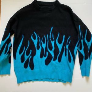 Blue Flame Sweater